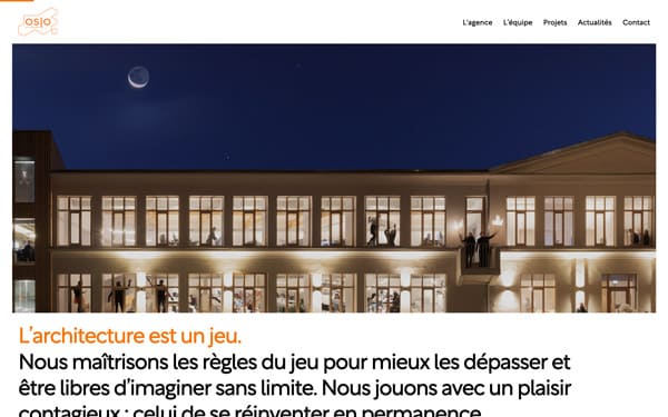 Projet Oslo Architectes