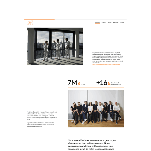 Page agence