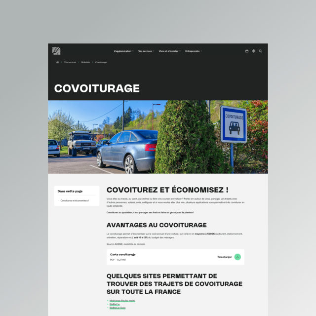 Page covoiturage